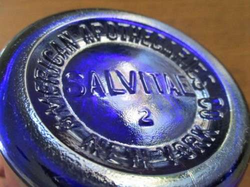 RARE APOTHECARY BOTTLE (C1905-1930) AMERICAN APOTHECARIES CO., NEW YORK - SALVITAE BOTTLE