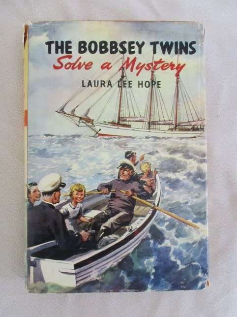 1957 HARD COVER PLUS DUST COVER - THE BOBBSEY TWINS SOLVE A MYSTERY BY LAURA LEE HOPE