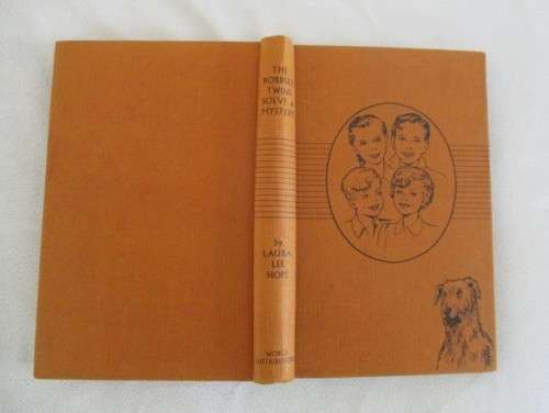 1957 HARD COVER PLUS DUST COVER - THE BOBBSEY TWINS SOLVE A MYSTERY BY LAURA LEE HOPE