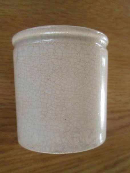 THREE ANTIQUE 1800's? CERAMIC OINTMENT BOTTLES
