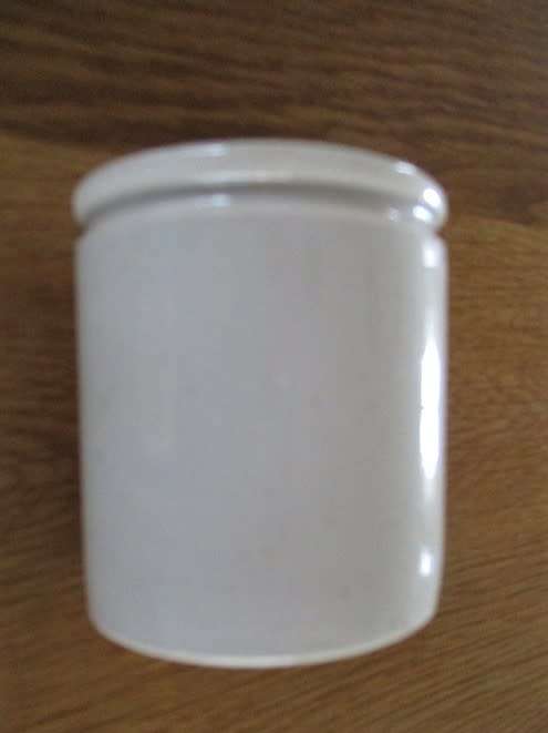 THREE ANTIQUE 1800's? CERAMIC OINTMENT BOTTLES