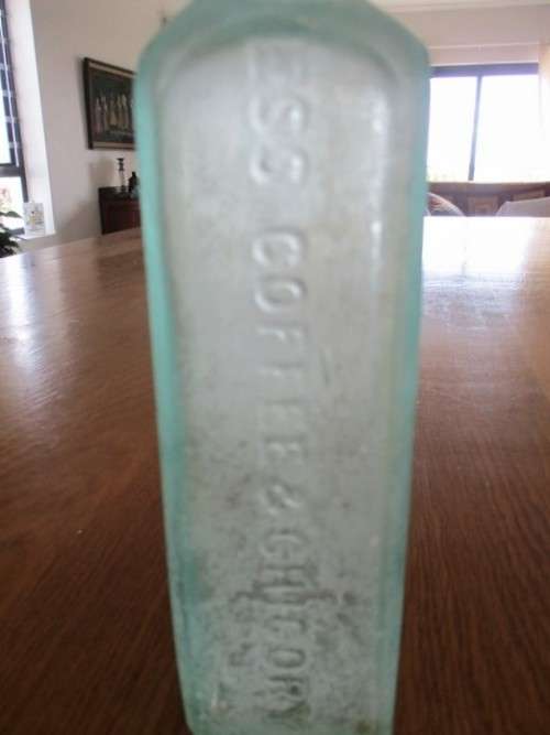 ANTIQUE LATE 1800`s/EARLY 1900`s SYMINGTON and CO, EDINBURGH BOTTLE - ESS COFFEE and CHICORY