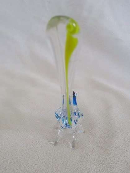 A BEAUTIFUL LONG-TAILED GLASS BIRD - MURANO?