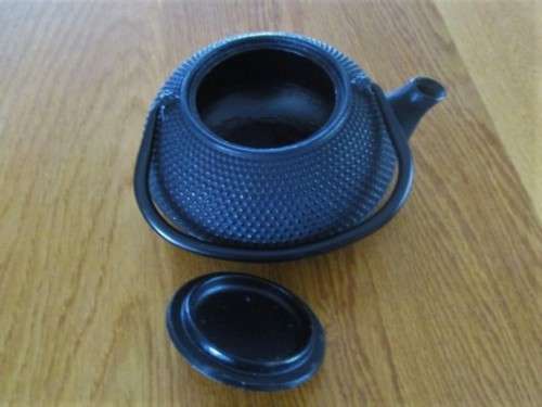 RELISTED - A SPECIAL CAST IRON HOBNAIL DESIGN TEAPOT