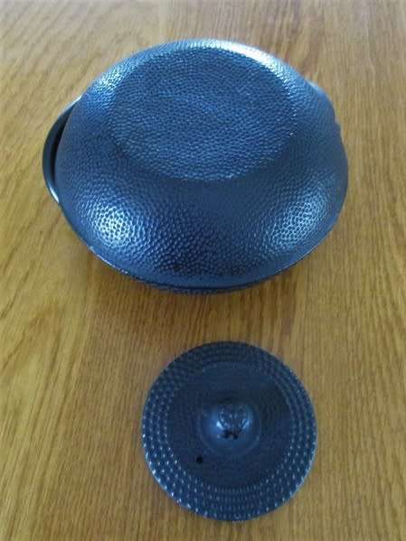 RELISTED - A SPECIAL CAST IRON HOBNAIL DESIGN TEAPOT