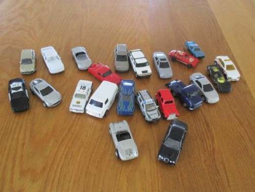 BARGAIN BATCH ONE - TWENTY  TWO CARS (TWENTY ONE DIE CAST AND ONE PLASTIC)