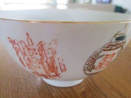 TWO UNUSUAL TAIWAN BOWLS - SIGNED