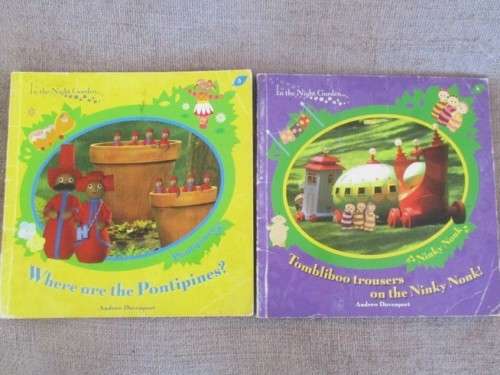THE MOST ADORABLE BOOKS - A SET OF SEVEN `IN THE NIGHT GARDEN` BOOKS