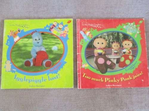 THE MOST ADORABLE BOOKS - A SET OF SEVEN `IN THE NIGHT GARDEN` BOOKS