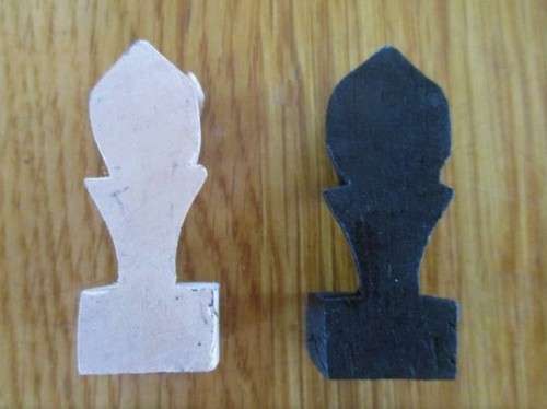 FOR THE COLLECTOR - ANTIQUE HAND WHITTLED CHESS SET - COMPLETE - POW CEYLON??