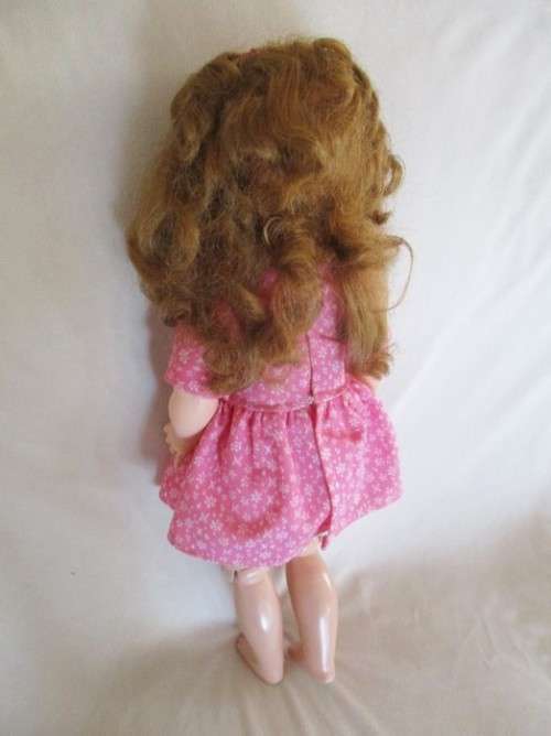 RARE FIND! VINTAGE 1950`s MANCO WALKIE TALKIE DOLL (58CM TALL WITH KNEES THAT BEND)