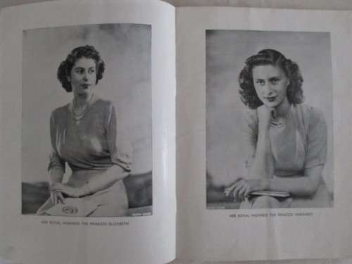 PROGRAMME - ROYAL VISIT KING GEORGE VI AND FAMILY - EAST LONDON - 1TO 4 MARCH 1947