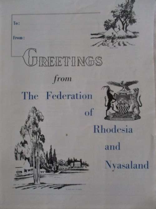 OLD 1955 RHODESIAN AND CENTRAL AFRICAN ANNUAL