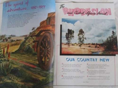 OLD 1955 RHODESIAN AND CENTRAL AFRICAN ANNUAL
