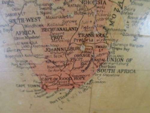 ANTIQUE 1930's  PHILIPS' 10" CHALLENGE GLOBE - LONDON GEOGRAPHICAL INSTITUTE - CIRCA 1934 - 1939