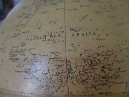 ANTIQUE 1930's  PHILIPS' 10" CHALLENGE GLOBE - LONDON GEOGRAPHICAL INSTITUTE - CIRCA 1934 - 1939
