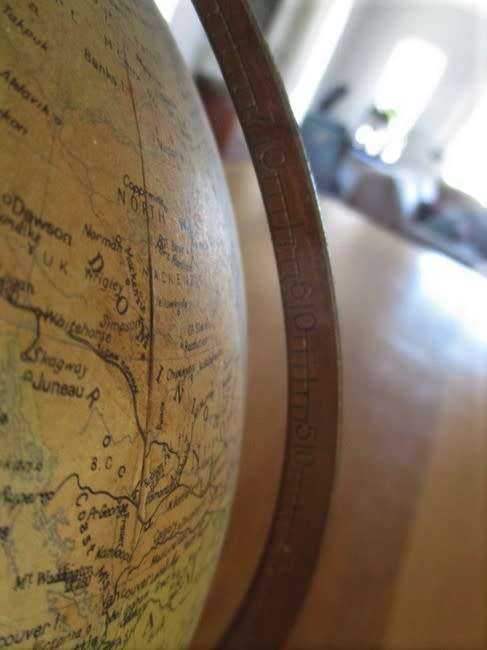 ANTIQUE 1930's  PHILIPS' 10" CHALLENGE GLOBE - LONDON GEOGRAPHICAL INSTITUTE - CIRCA 1934 - 1939