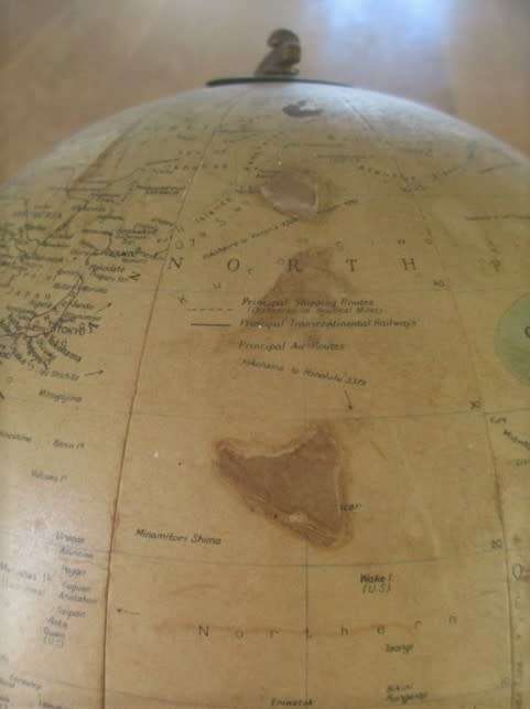 ANTIQUE 1930's  PHILIPS' 10" CHALLENGE GLOBE - LONDON GEOGRAPHICAL INSTITUTE - CIRCA 1934 - 1939