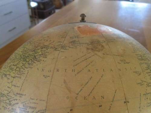 ANTIQUE 1930's  PHILIPS' 10" CHALLENGE GLOBE - LONDON GEOGRAPHICAL INSTITUTE - CIRCA 1934 - 1939