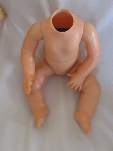 BATCH OF VINTAGE FIRST LOVE DOLL "SPARE PARTS" FOR THE DOLL RESTORER