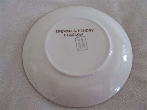 McEWAN & HENDRY, GLASGOW TRINKET/PIN DISH MADE IN ENGLAND - THE BLACKSMITH`S SHOP GRETNA GREEN