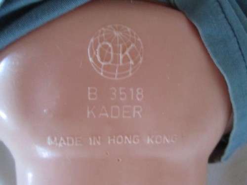 VINTAGE  GENUINE OK KADER DOLL - RARE 43CM SIZE - DARTING TONGUE, EYES OPEN/CLOSE & MOVE SIDEWAYS
