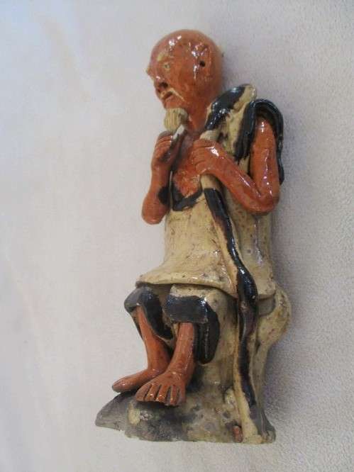 UNIQUE PAIR OF SIGNED MUDMEN FOR YOUR COLLECTION - DEFINITELY VERY OLD AND INDIVIDUALLY  HAND MADE