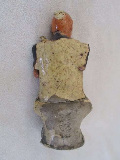 UNIQUE PAIR OF SIGNED MUDMEN FOR YOUR COLLECTION - DEFINITELY VERY OLD AND INDIVIDUALLY  HAND MADE
