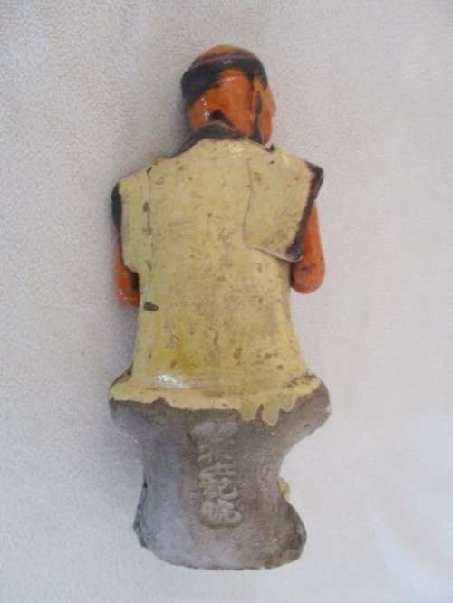 UNIQUE PAIR OF SIGNED MUDMEN FOR YOUR COLLECTION - DEFINITELY VERY OLD AND INDIVIDUALLY  HAND MADE