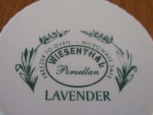 TWO PRETTY WIESENTHAL, GERMANY  RAMEKIN DISHES - LAVENDER DESIGN