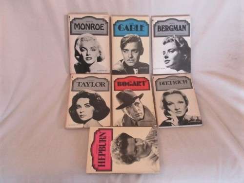 THOSE WONDERFUL, GLAMAROUS MOVIE STARS OF YESTERYEAR - SEVEN BOOKS