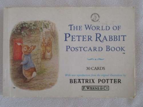 SO SPECIAL - A POSTCARD BOOKLET CONTAINING 26 VINTAGE 1987 BEATRIX POTTER POSTCARDS