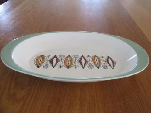 MID CENTURY LARGE OVAL EGERSUND DISH - MADE IN NORWAY