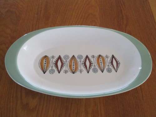 MID CENTURY LARGE OVAL EGERSUND DISH - MADE IN NORWAY