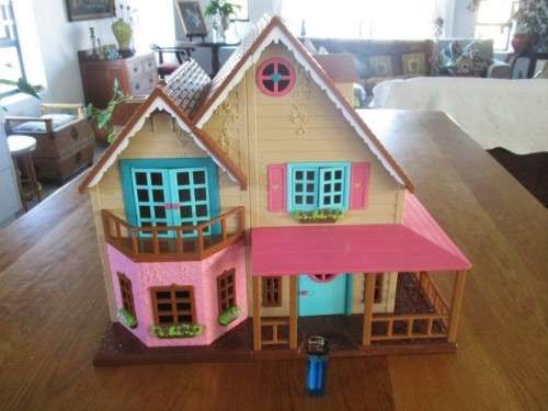 LARGE TRIPLE STOREY BATTAT L'IL WOODZEEZ HOUSE FOR FOREST FAMILIES OR SMALL DOLLS