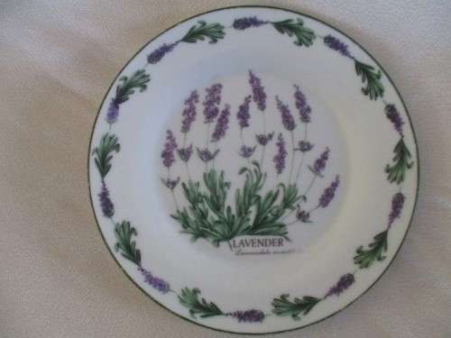TWO  WIESENTHAL, GERMANY  PLATES - LAVENDER DESIGN