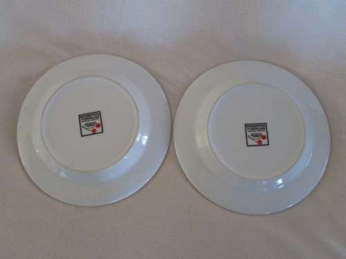 TWO  WIESENTHAL, GERMANY  PLATES - LAVENDER DESIGN