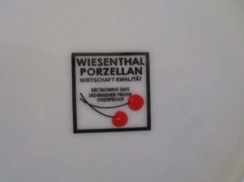 TWO  WIESENTHAL, GERMANY  PLATES - LAVENDER DESIGN