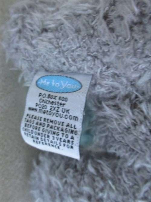 CUTE COLLECTABLE TATTY TEDDY (ME TO YOU) IN GREAT CONDITION WITH ORIGINAL TAG AND LABEL