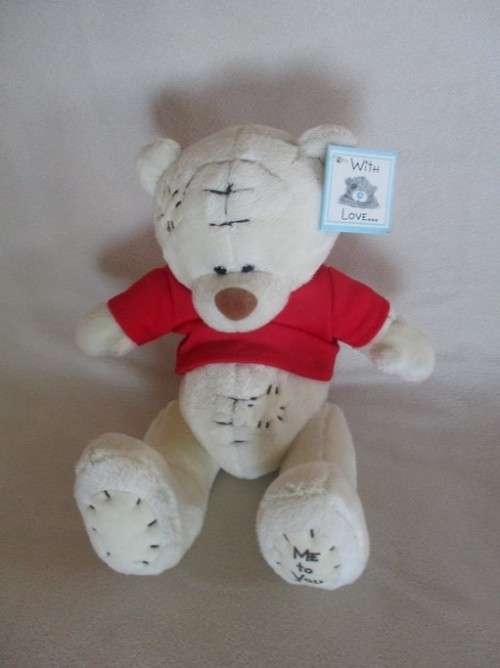 RARE AND  COLLECTABLE - CREAM COLOURED ORIGINAL TATTY TEDDY (ME TO YOU) IN GREAT CONDITION