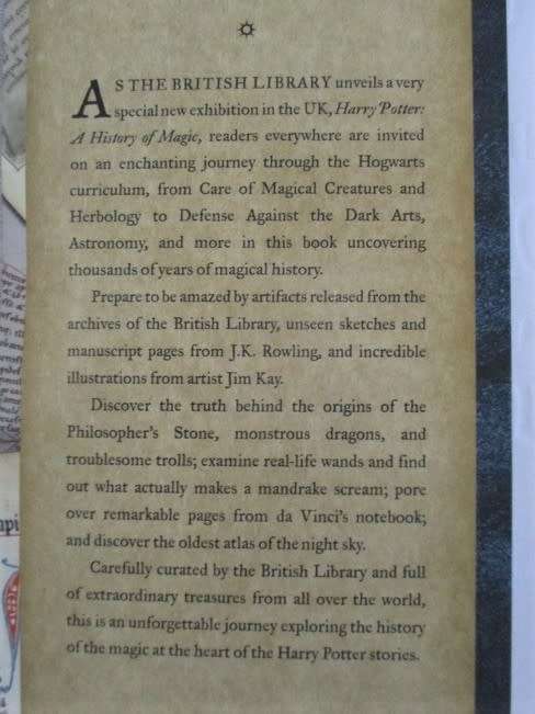 HARRY POTTER A JOURNEY THROUGH A HISTORY OF MAGIC (BASED ON BRITISH LIBRARY EXHIBITION)