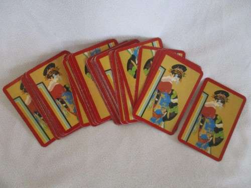 PLATNIK, AUSTRIA PLAYING CARDS - TWO PACKS OF KIMONO CARDS IN ORIGINAL BOX