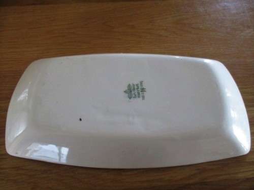 RARE - SMALL VINTAGE FIGGJO FLINT TURI-DESIGN MARKET, NORWAY SANDWICH PLATTER