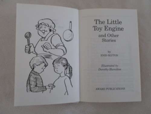 1999 HARD COVER IN GREAT CONDITION - ENID BLYTON BOOK  - THE LITTLE TOY ENGINE & OTHER STORIES
