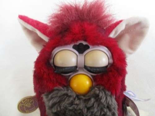 ORIGINAL 1999 TIGER ELECTRONICS FURBY - RED WOLF - WORKING