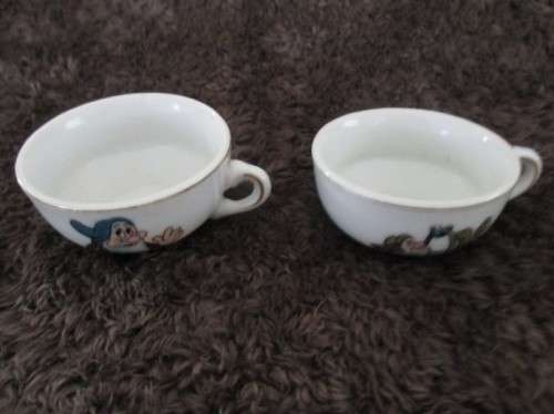 RARE FIND!!  VINTAGE 1950`s MARX, JAPAN TEASET - WALT DISNEY SNOW WHITE & THE SEVEN DWARFS