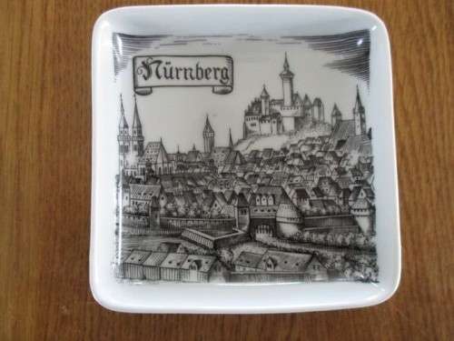 TWO MID CENTURY BTK, GERMANY `NURNBERG` BON-BON DISHES