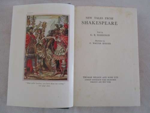 1938 HARD  COVER - NEW TALES FROM SHAKESPEARE