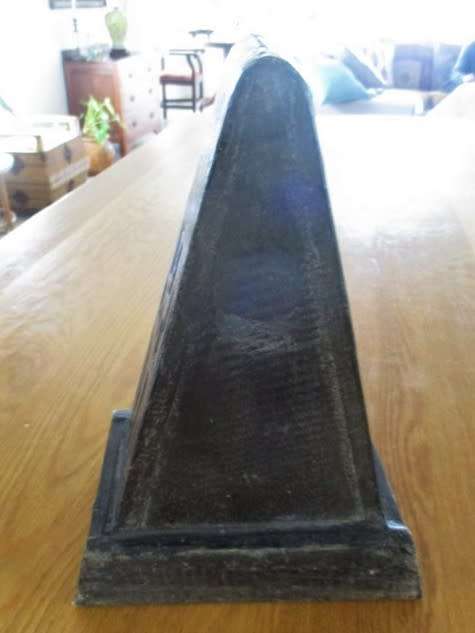 INTERESTING VINTAGE AFRICAN CARVED WOODEN WHATNOT BOX/STORAGE CABINET WITH TWO DRAWERS
