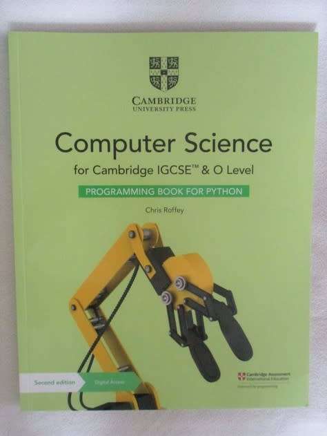 COMPUTER SCIENCE FOR CAMBRIDGE IGCSE & O LEVEL - PROGRAMMING BOOK FOR PYTHON - NEW